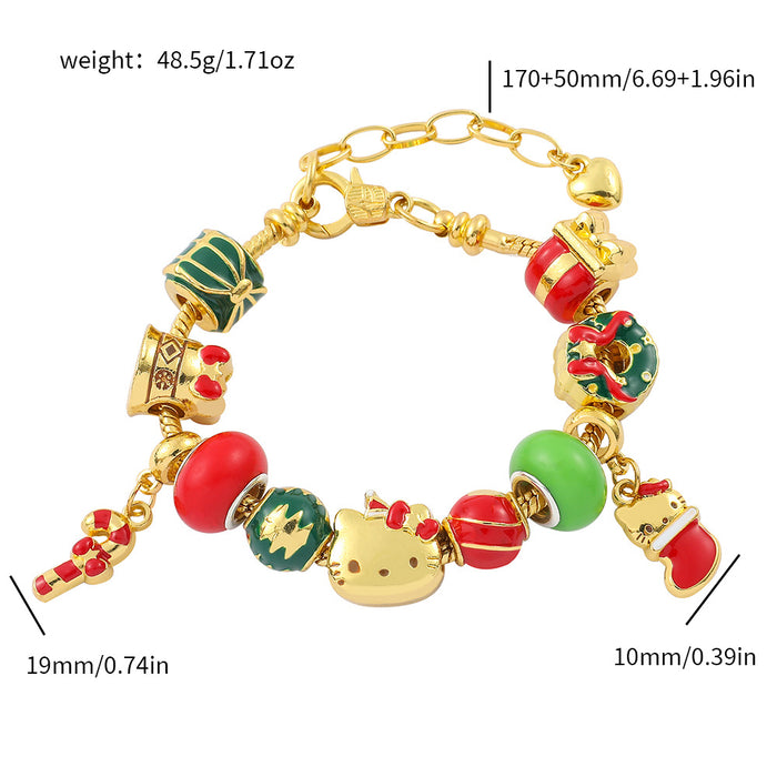 Wholesale Anime Christmas Beaded DIY Bracelet JDC-BT-ZhuoS011