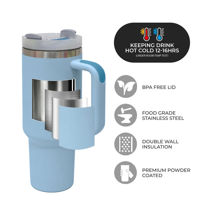 Wholesale 40oz Car Cup  outdoor Stainless Steel  ice bullies cup Tumbler Thermos Cup