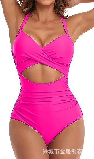 Wholesale Jumpsuit sexy women's swimsuit backless tight cross tie bikini