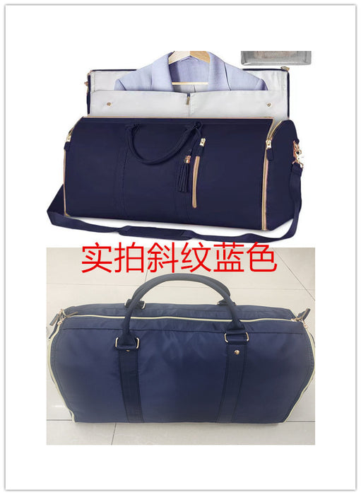 Wholesale Travel convenient carry-on clothing bag large PU leather duffel bag for women