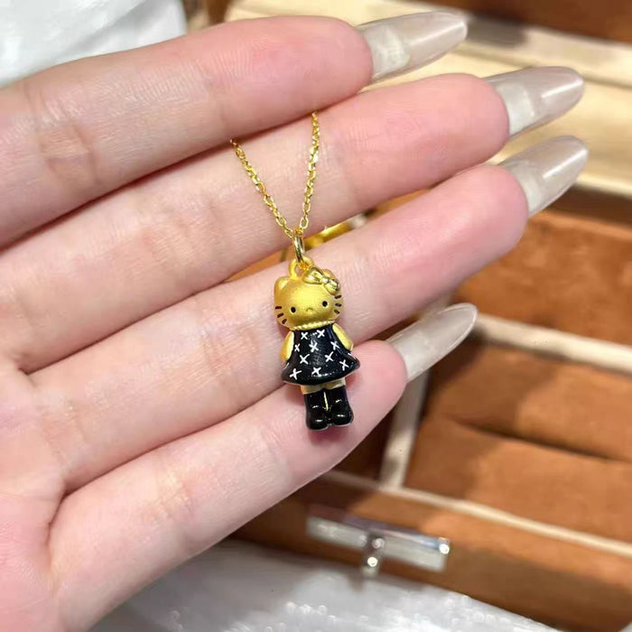 Wholesale Cute Cat Pendant Necklace