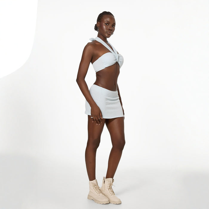 Wholesale New split swimsuit with hollowed out vacation sexy bikini and neck hanging swimsuit