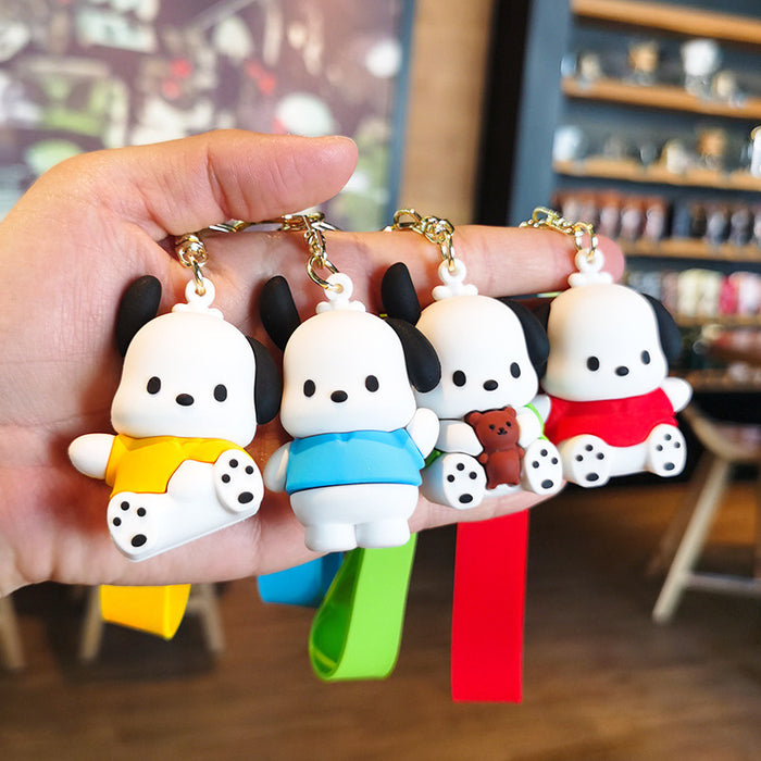 Wholesale Cartoon Doll 3D Rubber Keychain JDC-KC-Tingm066