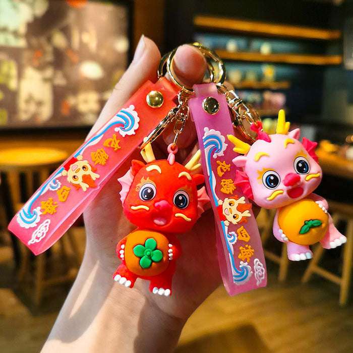 Wholesale Cartoon Doll 3D Rubber Keychain JDC-KC-Tingm067