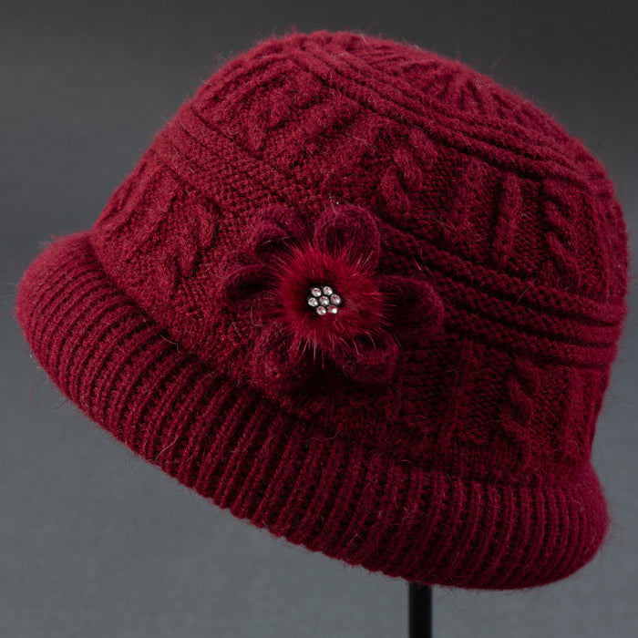 Wholesale Warm Wool Knitted Hats for Middle-aged and Elderly People JDC-HT-PX006