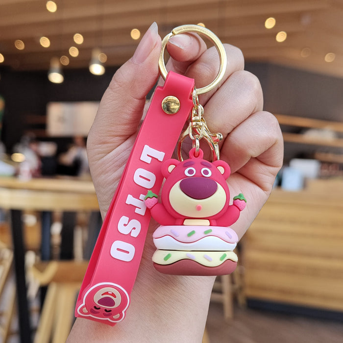 Wholesale Cartoon Silicone Doll Keychain JDC-KC-ZhuoRan014