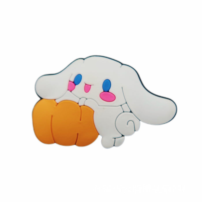 Wholesale 100 Pcs Shoe Flower Shoe Buckle Hole Shoe Accessories PVC Soft Glue Jewelry