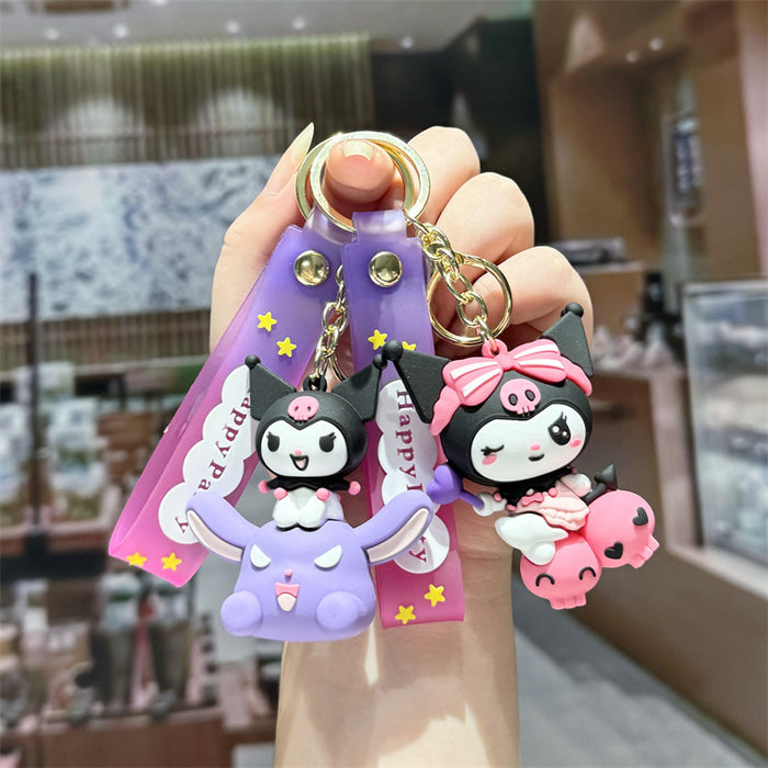 Wholesale Cartoon Silicone Doll Keychain JDC-KC-HaoXi008