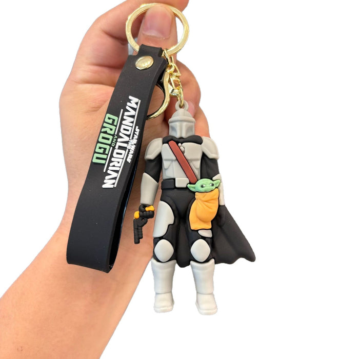 Wholesale 2PCS PVC Cartoon Keychain Pendant Boutique Accessory