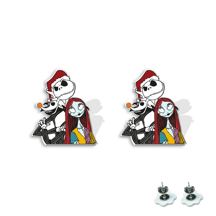 Wholesale  earrings heat shrink earrings acrylic earrings