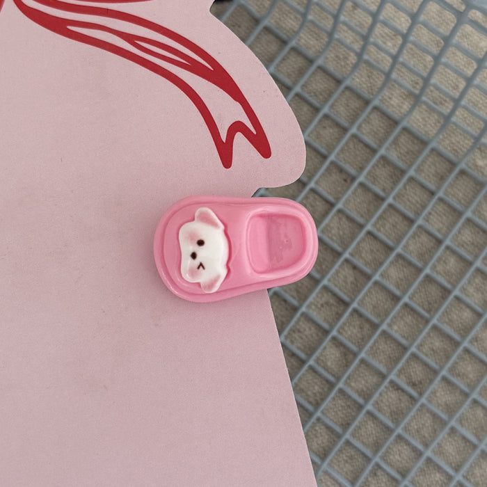 Wholesale Cute Cartoon Mini Slippers Funny Hair Clips