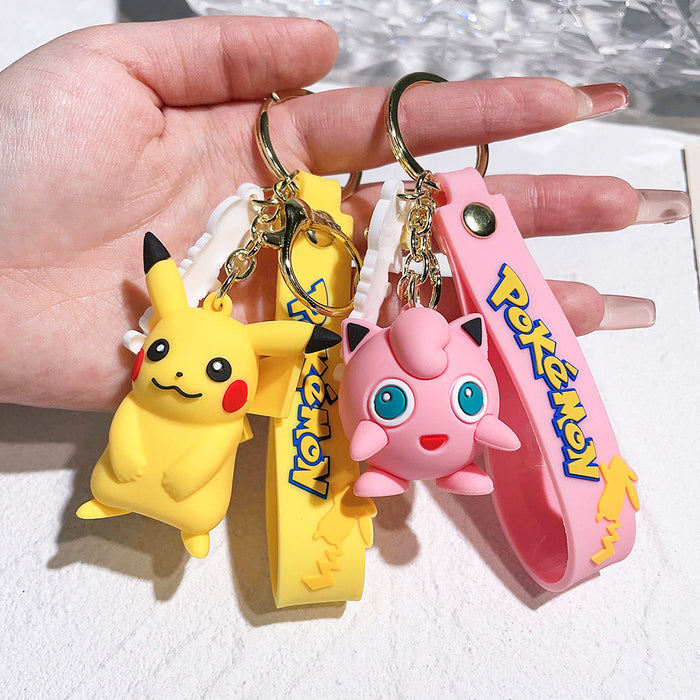 Wholesale Cartoon Silicone Doll Keychain JDC-KC-QiChao026