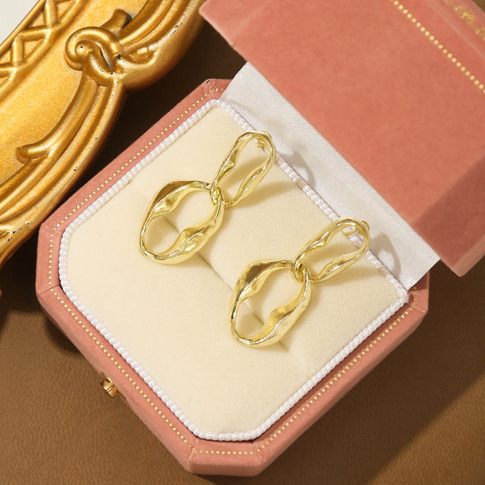 Wholesale metal geometric earrings earrings