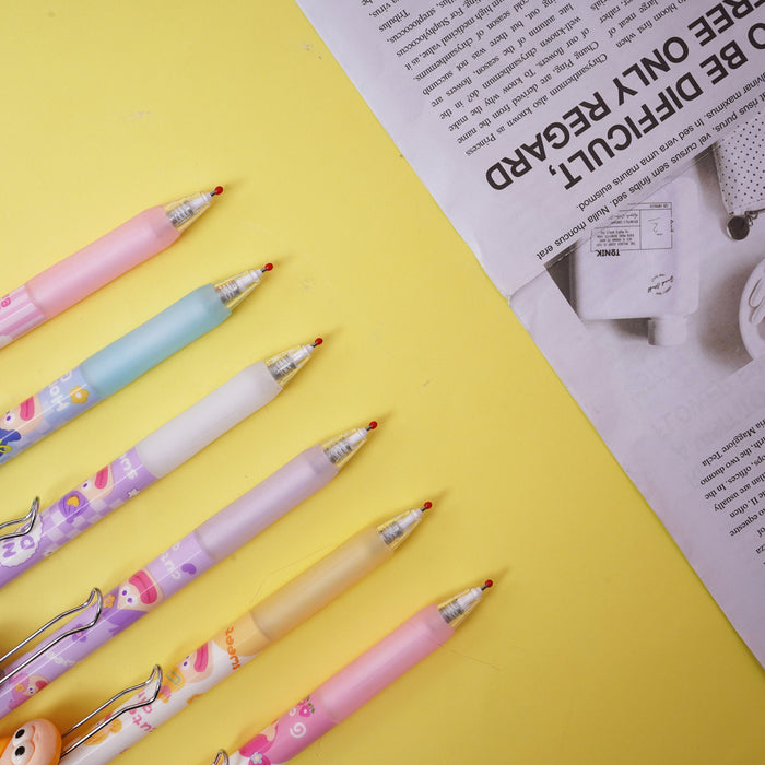 Wholesale Push Pen Color Value Stationery Gel Pen