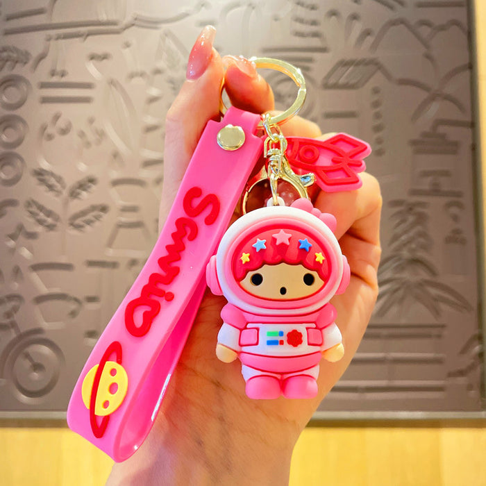 Wholesale Silicone Cartoon Doll Keychain JDC-KC-JuJi016