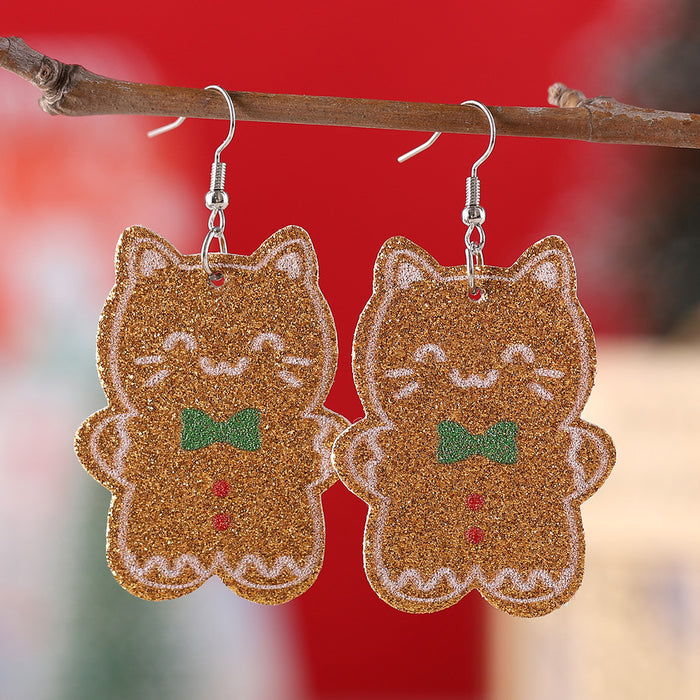 Wholesale Christmas Glitter Earrings JDC-ES-ChuLian013