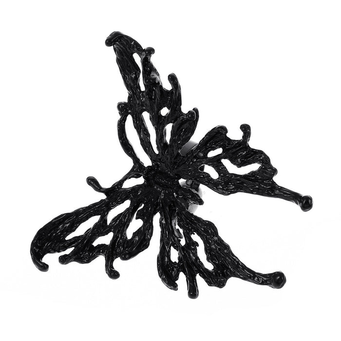 Wholesale Jewelry hollow butterfly ring exaggerated ring bracelet