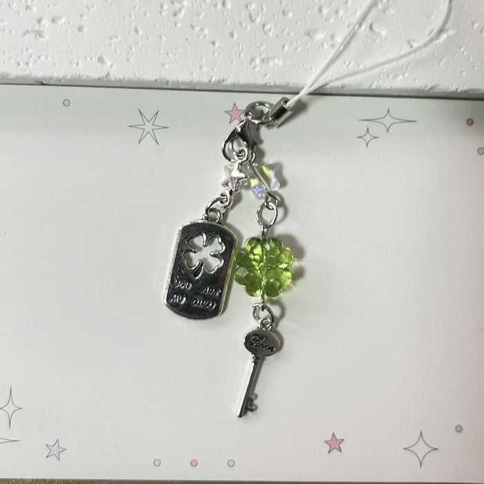 Wholesale Hand-made Beaded Pendant Bell Mobile Phone Chain