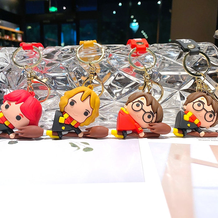 Wholesale PVC Cartoon Doll Keychains JDC-KC-Gongz036