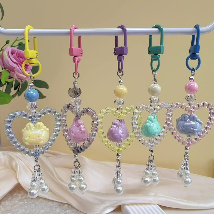 Wholesale Hat Rabbit Pearl Keychain Crossbody Bag Pendant Bag Hanging Gifts