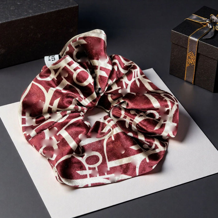 Wholesale Velvet Letter Scrunchie Chic Hair Accessory For Everyday Styling And Boutique Resale