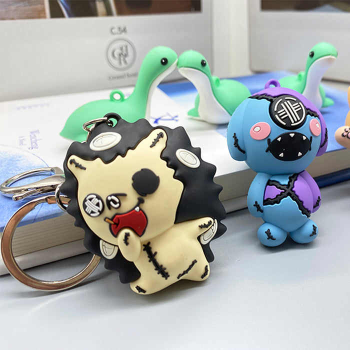 Wholesale Cartoon Anime PVC 3D Doll Keychain Bag Pendant Blind Box Doll Ornament Wholesale