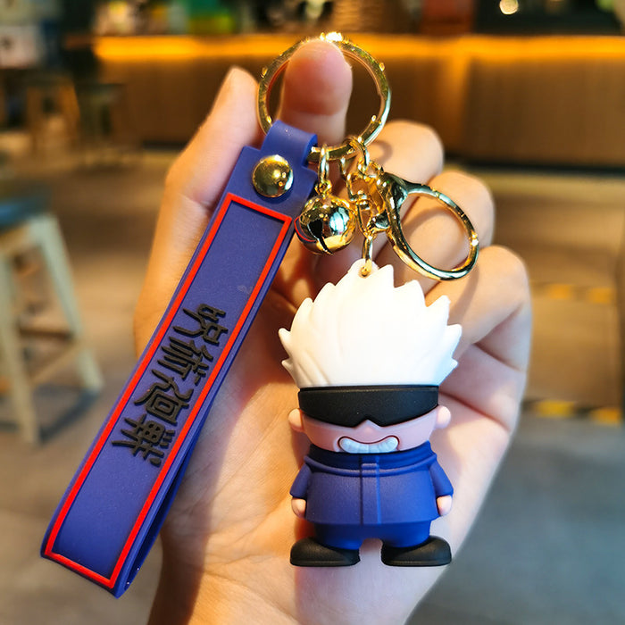 Wholesale Cartoon Doll Silicone Keychain JDC-KC-Tingm258