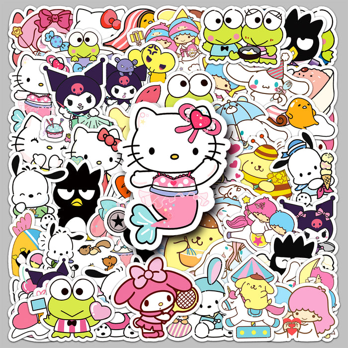 Wholesale 50pcs  Mixed Stickers Cartoon Cute  Stickers