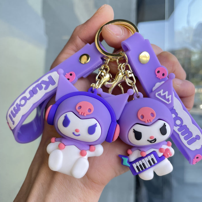 Wholesale Music Keychain Cute Doll Car Keychain Bag Pendant Small Gift