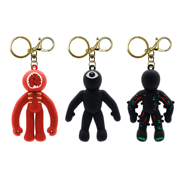 Wholesale Creative Cartoon Game Doll PVC Keychains JDC-KC-HaoAn016