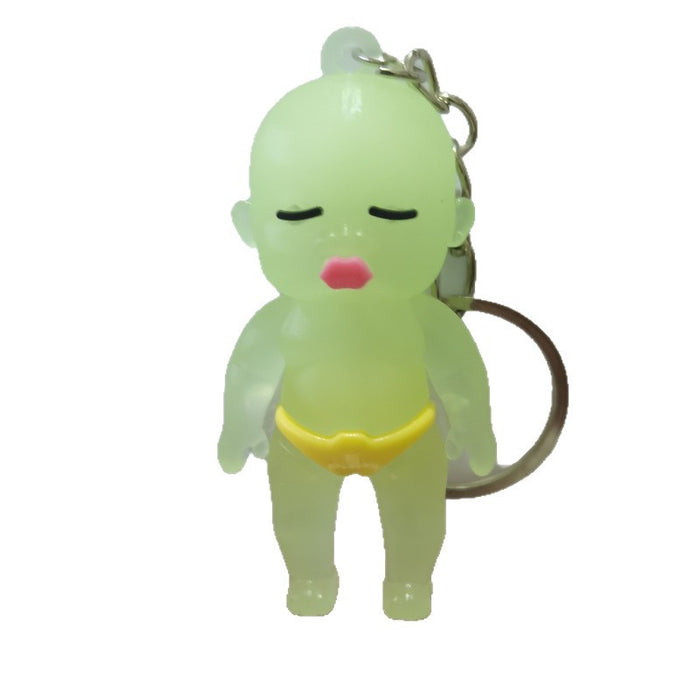 Wholesale 3pcs Black Doll Keychain Plush Doll Toy