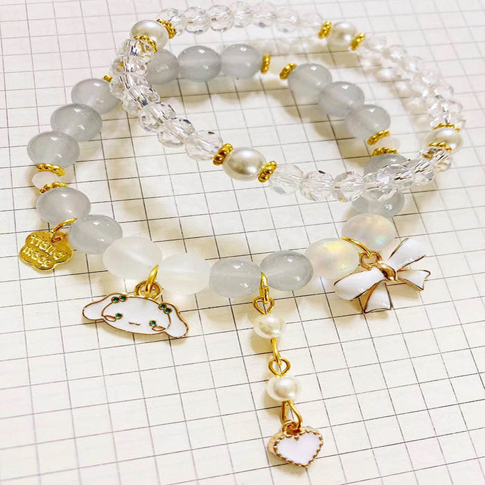 Wholesale Crystal Pearl Bracelet, Cute Cartoon Beads for Women