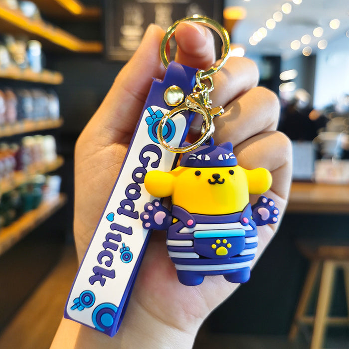 Wholesale Cartoon Doll Silicone Keychain JDC-KC-Tingm206