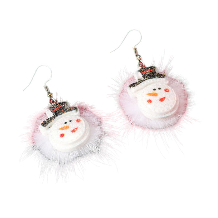 Wholesale Christmas Series Cartoon Cute Acrylic Earrings JDC-ES-JunJie006