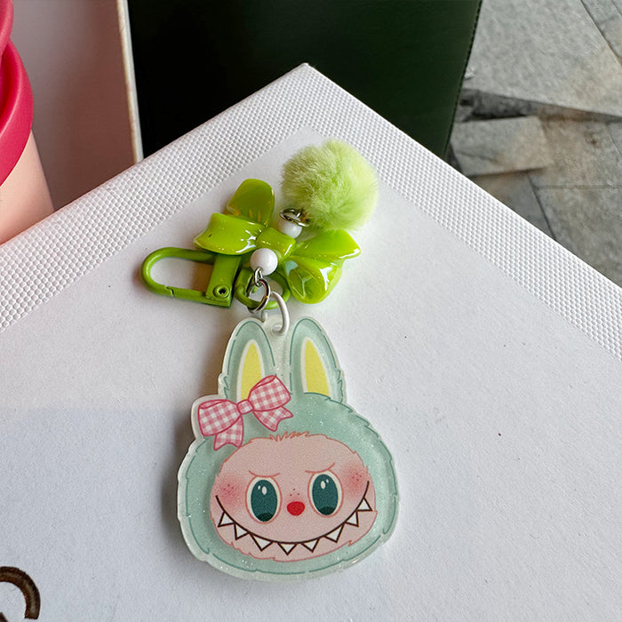 Wholesale Cartoon Mobile Phone Chain Trinket Keychain Pendant Cartoon Monster Doll Versatile Car Chain