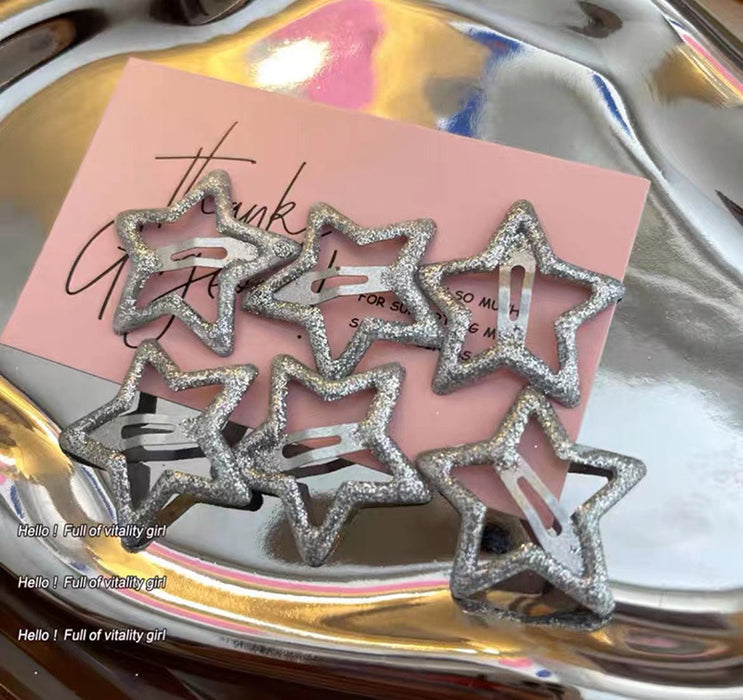 Wholesale Hairpin Sweet Cool Five-pointed Star Side Bangs Hairpin Hair Accessories