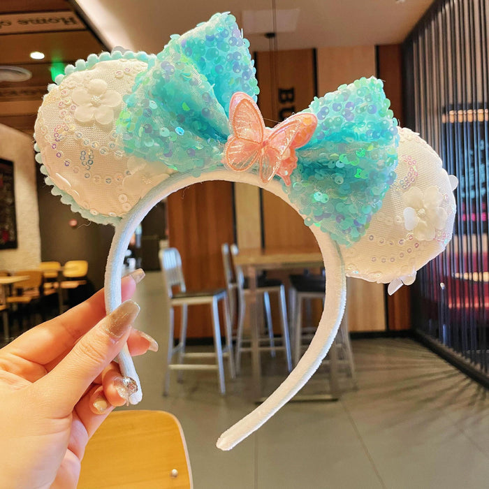 Wholesale hair accessories face wash cute funny mermaid cartoon headband headdress