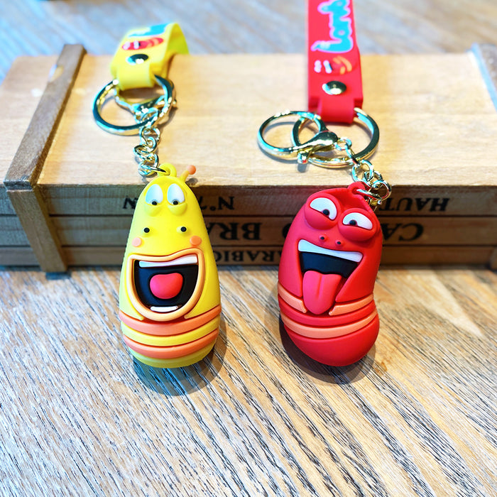 Wholesale Cute and funny keychain, student backpack pendant, cartoon doll keychain