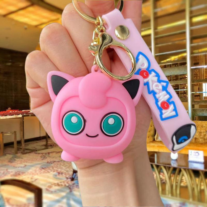 Wholesale Silicone Cartoon Doll Keychain JDC-KC-MingT111