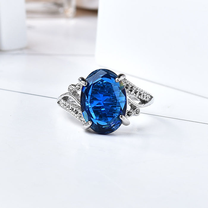 Wholesale New Open End Ring with High Grade Imitation of Ruby Ring