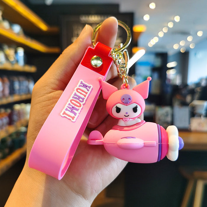 Wholesale Cartoon Doll Silicone Keychain JDC-KC-Tingm213