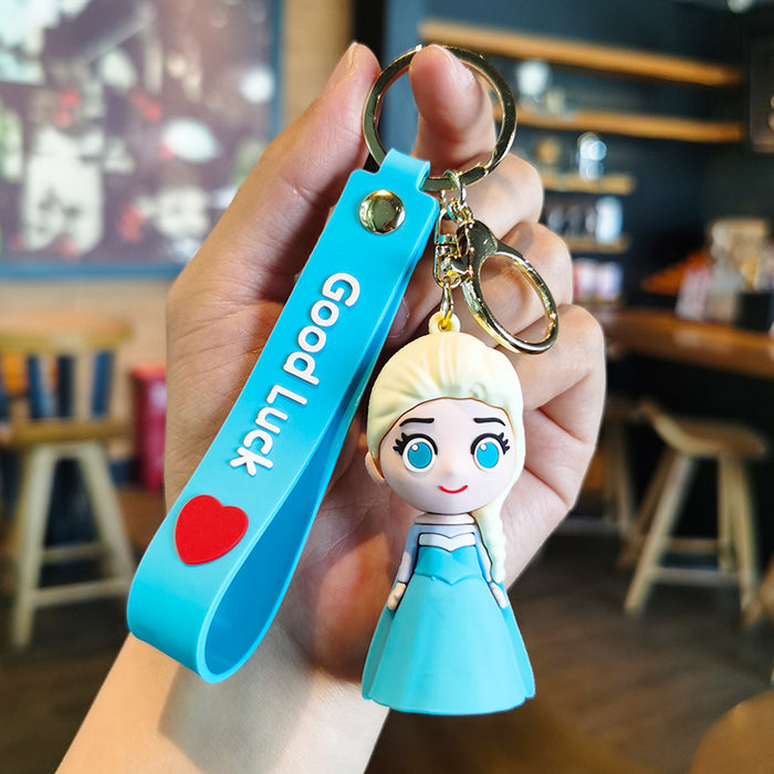 Wholesale Cartoon Doll Silicone Keychain JDC-KC-Tingm126