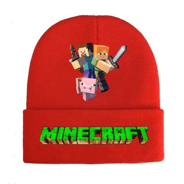 Wholesale Cartoon knitted hats,  wool hats and matching parent child warm hats