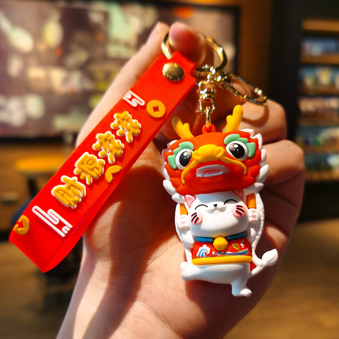 Wholesale Cartoon Doll Silicone Keychain JDC-KC-Tingm257