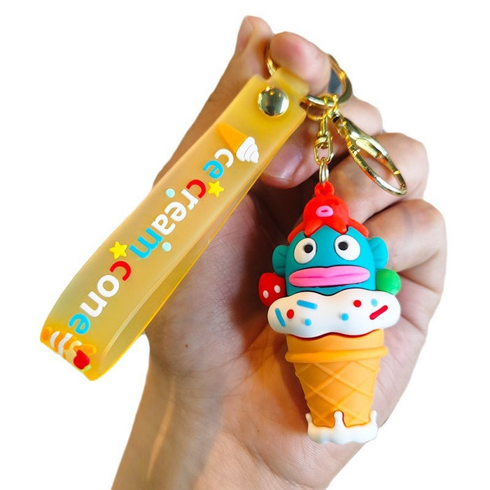 Wholesale Cartoon Doll Silicone Keychain JDC-KC-Tingm245