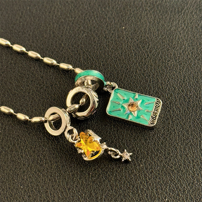 Wholesale Tarot Star and Hermit Necklace