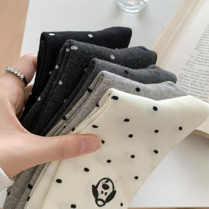 Wholesale Socks, tube socks, cartoon cute lace, polka dot pile socks