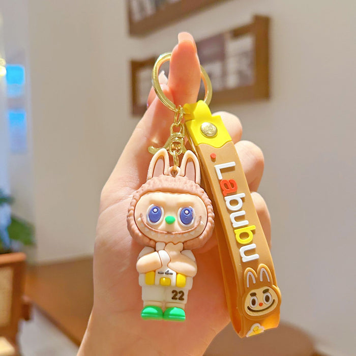 Wholesale Cute little sheep keychain doll car couple bag pendant student backpack pendant