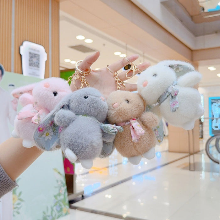 Wholesale Cute Long Ear Rabbit Pendant Plush Toy