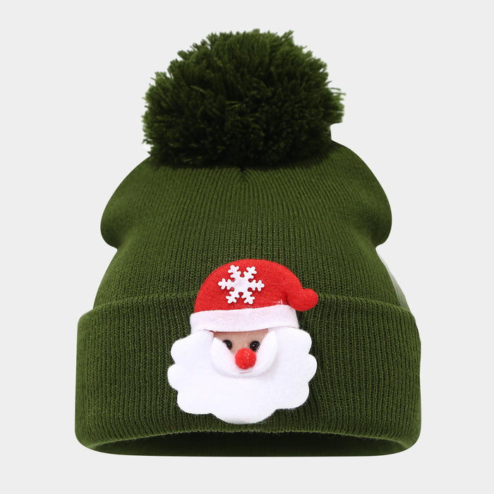 Wholesale Christmas-themed cute winter knitted Fashionhat for men and women